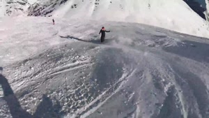 اسکی هیجان انگیز در کوه های آلپ
