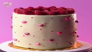 طرز تهیه کیک قلب مخصوص ولنتاین 