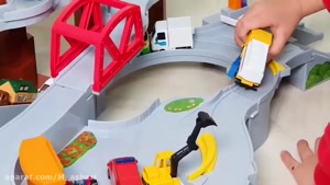 کلیپ ماشین بازی با اسباب بازی های جالب کودکانه
