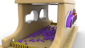 ویدیو آموزش رنگ ها به انگلیسی با ماشین ها در تونل چوبی