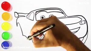 کلیپ آموزش نقاشی کودکانه - آموزش نقاشی ماشین