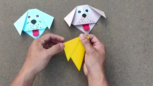 make a paper dog 