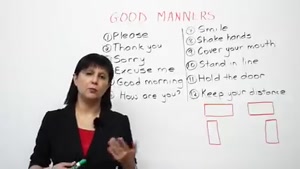 Good manners (T3A unit 1)