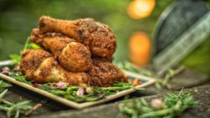 آشپزی در طبیعت - مرغ سوخاری KFC خانگی