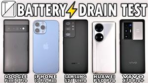 مقایسه باتری گوشی‌های S21 و iPhone 13 و Pixel 6