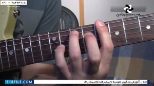 ارتباط انگشت‌گذاری آکورد گام مینور -آموزش گیتار-هنر و موسیقی