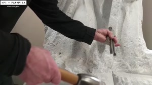 آموزش سنگ تراشی -  آموزش مجازی سنگ تراشی - ساخت آبنما با سنگ