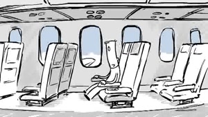 انیمیشن خنده دار سقوط هواپیما