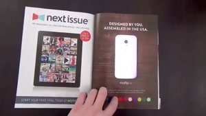 تبلیغ گوشی Moto X در مجله Wired