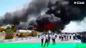 آتش سوزی در کرمان موتور 