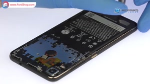 کالبد شکافی و آموزش تعویض باتری HTC Desire 10 pro - فونی شاپ