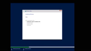 Installing Windows Server 2019