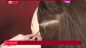 آموزش نصب اکستنشن مو با نانو رینگ 