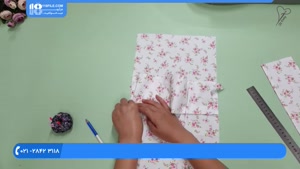 آموزش دوخت کاور پارچه ای برای جا دستمال کاغذی 
