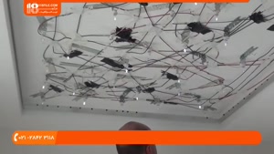 نصب سقف کشسان ::: نحوه نورپردازی سقف کشسان 