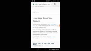 بازیابی اکانت دیزیبل شده و دی اکتیو شده اینستاگرام