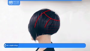 نحوه کوتاه کردن مو زنانه با قیچی و مویزر 