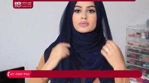 آموزش مدل بستن شال و روسری به صورت حجاب 