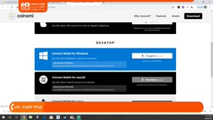 آموزش استخراج بیت کوین - کیف پول Coinomi نسخه وب