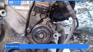 آموزش تعمیر موتور تویوتا - بازکردن واتر پمپ موتور 