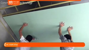 آموزش کناف کاری - سقف دکوراتیو