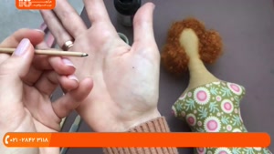 آموزش دوخت عروسک تیلدا - آرایش عروسک تیلدا 