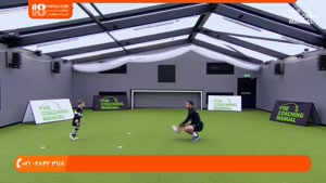 آموزش فوتبال به کودکان-کنترل توپ و پاس کاری