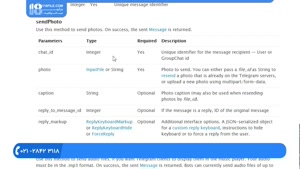 آموزش ربات تلگرام - ارسال فایل با بات