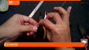 آموزش ساخت زیورآلات با سیم مسی - ساخت دستبند با سیم مسی و نگ