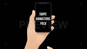 فوتیج حرکت دست موشن گرافیک Swipe Animation Pack