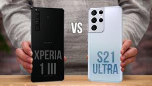 مقایسه گوشی Sony Xperia 1 III و S21 Ultra