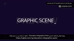 پروژه موشن گرافیک تحصیل Education Infographics Pack