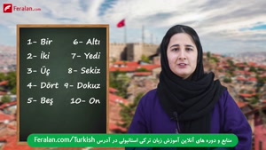 آموزش سریع و آسان اعداد به زبان ترکی استانبولی