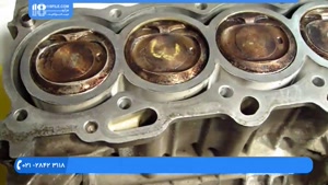 آموزش تعمیر موتور تویوتا - تمیزکردن سطح و صفحه یاتاقان