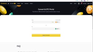 آموزش تبدیل بیت کوین به تتر در بایننس