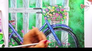 آموزش نقاشی بهار زیبا 