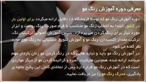 آموزش رنگ مو :: آمبره مو :: تکنیک پورسانتاژ