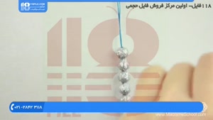 آموزش بافت دستبند::مکرومه بافی::بافت دستبند دخترانه برای عید