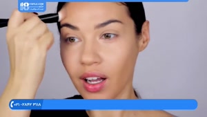 آموزش آرایش صورت / استفاده از سایه بژ شاین