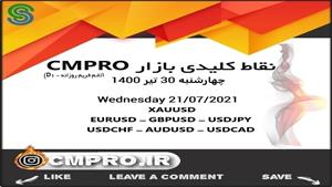 نقاط کلیدی خرید و فروش بازار CMPRO_ چهارشنبه 30 تیر 1400