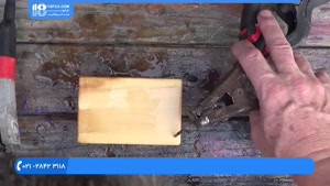 آموزش لیختنبرگ - نقاشی با آتش - انجام طرح روی مکعب چوبی