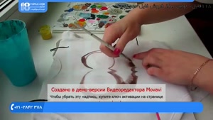 آموزش نقاشی روی پارچه / نحوه ی نقاشی گل پنج برگ 