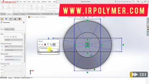 مدلسازی مخزن آب با سالیدورکز (SolidWorks)