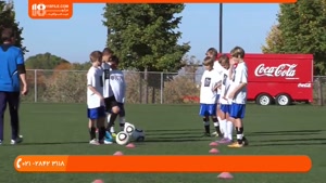 آموزش تکنیک فوتبال-آموزش پاس کاری به کودکان