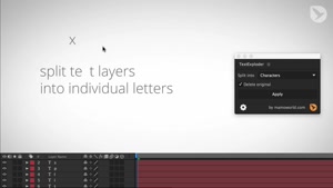 اسکریپت تقسیم متن برای افترافکت – TextExploder V2