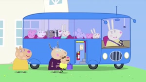 Peppa pig - school bus  trip