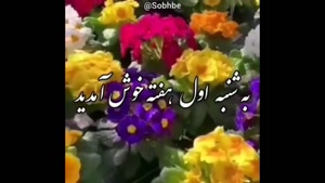 کلیپ صبح بخیر انرژی مثیت/کلیپ صبح بخیر شنبه/کلیپ صبح بخیر زیبا جدید/صبح بخیر اول هفته