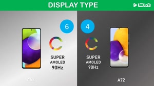 مقایسه گوشی Galaxy A52 با Galaxy A72 