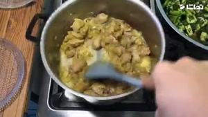طرز تهیه خورش کرفس با کته ایرانی 