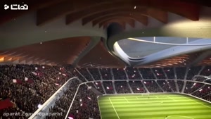 انیمیشن پیش نمایش استادیوم جام جهانی سال 2022